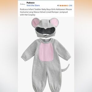 Infant 6-12 months mouse costume